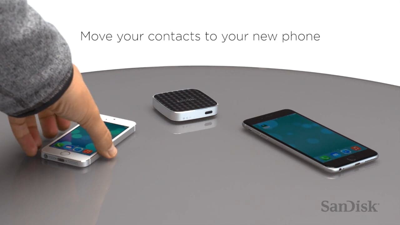 Wireless Media Drive – Transfer Contacts