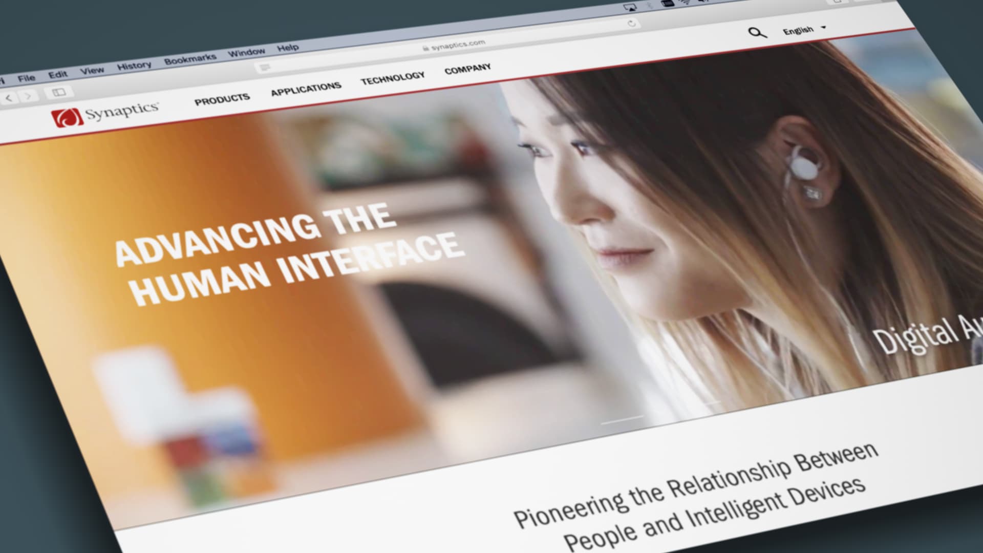 Home Page Slider // Synaptics